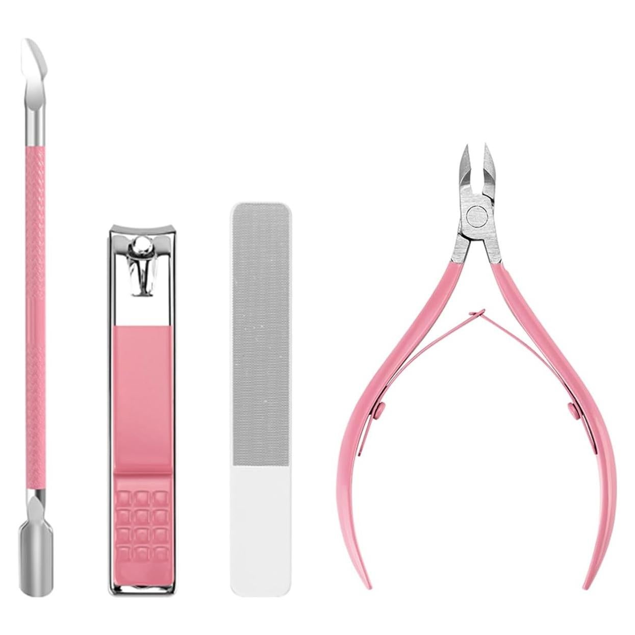 Juego de Manicura 5 Piezas Feiworui con Estuche Portátil