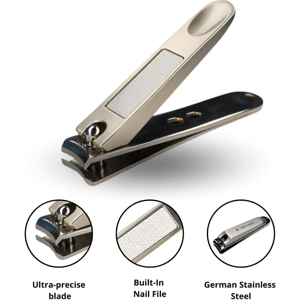 Set de Manicura y Pedicura 9 en 1 Beauty Power - Acero Inoxidable