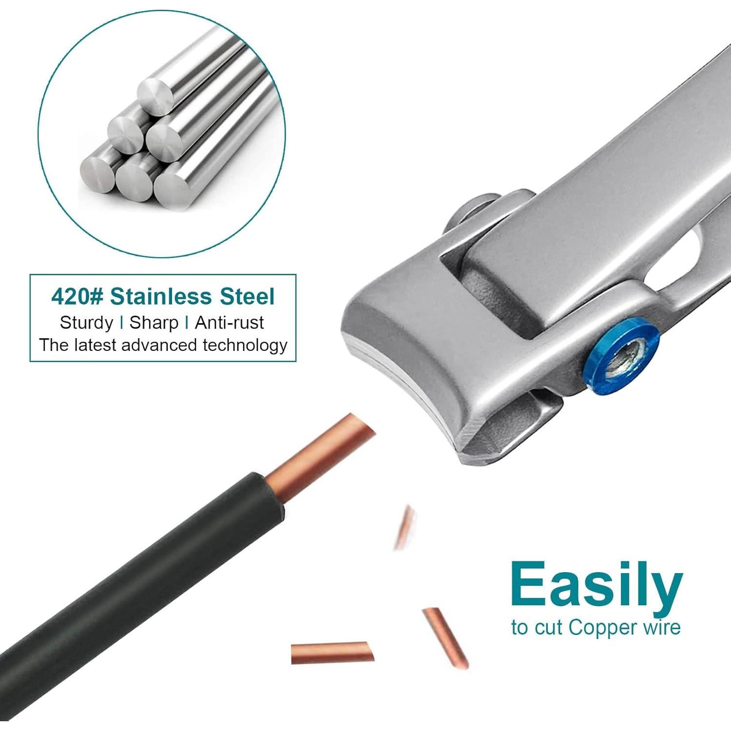 Juego de Cortauñas VOGARB Grande y Pequeño para Uñas Gruesas