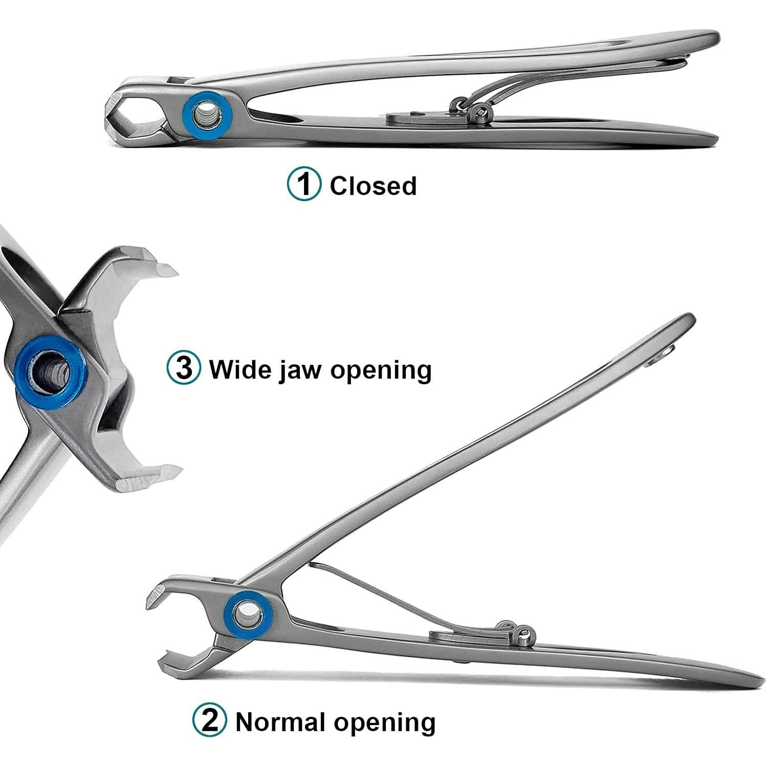 Juego de Cortauñas VOGARB Grande y Pequeño para Uñas Gruesas