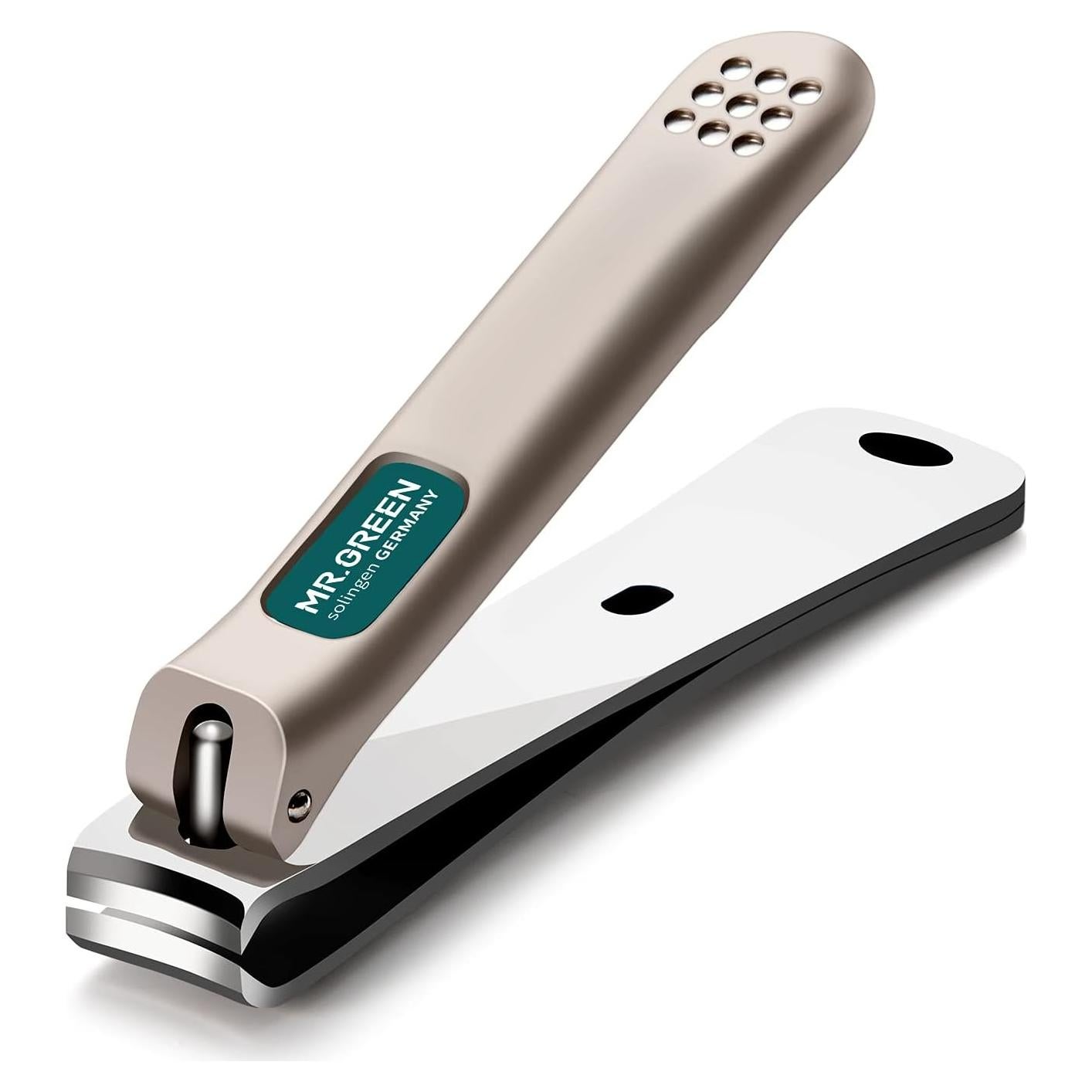 Cortauñas MR.GREEN Mediano Acero Inoxidable con Lima