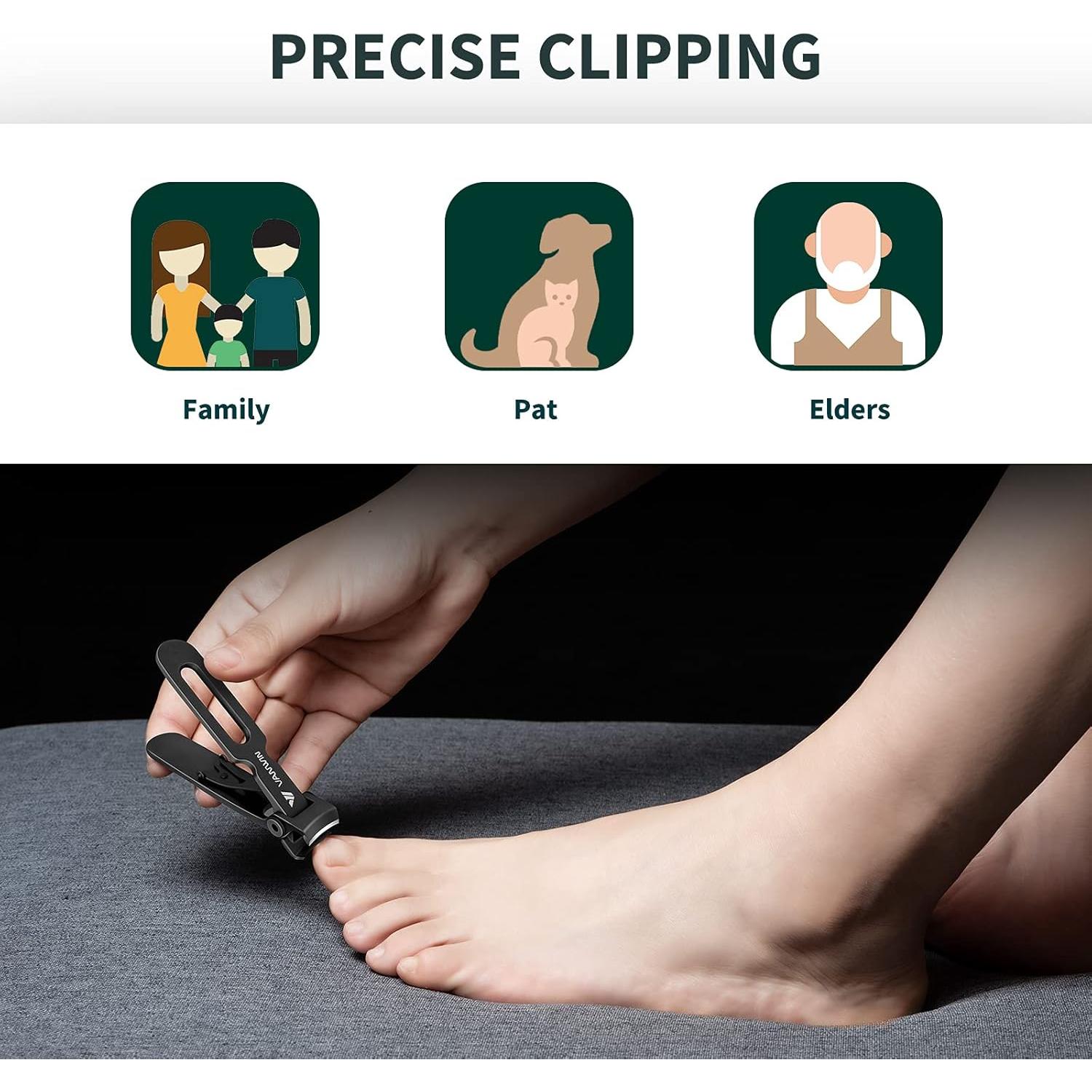 Cortauñas Gruesas VANWIN 16mm Acero Inoxidable con Lima