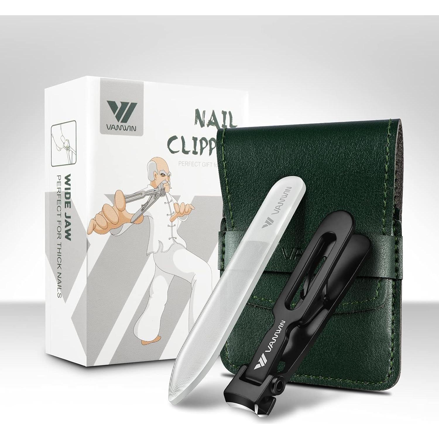 Cortauñas Gruesas VANWIN 16mm Acero Inoxidable con Lima