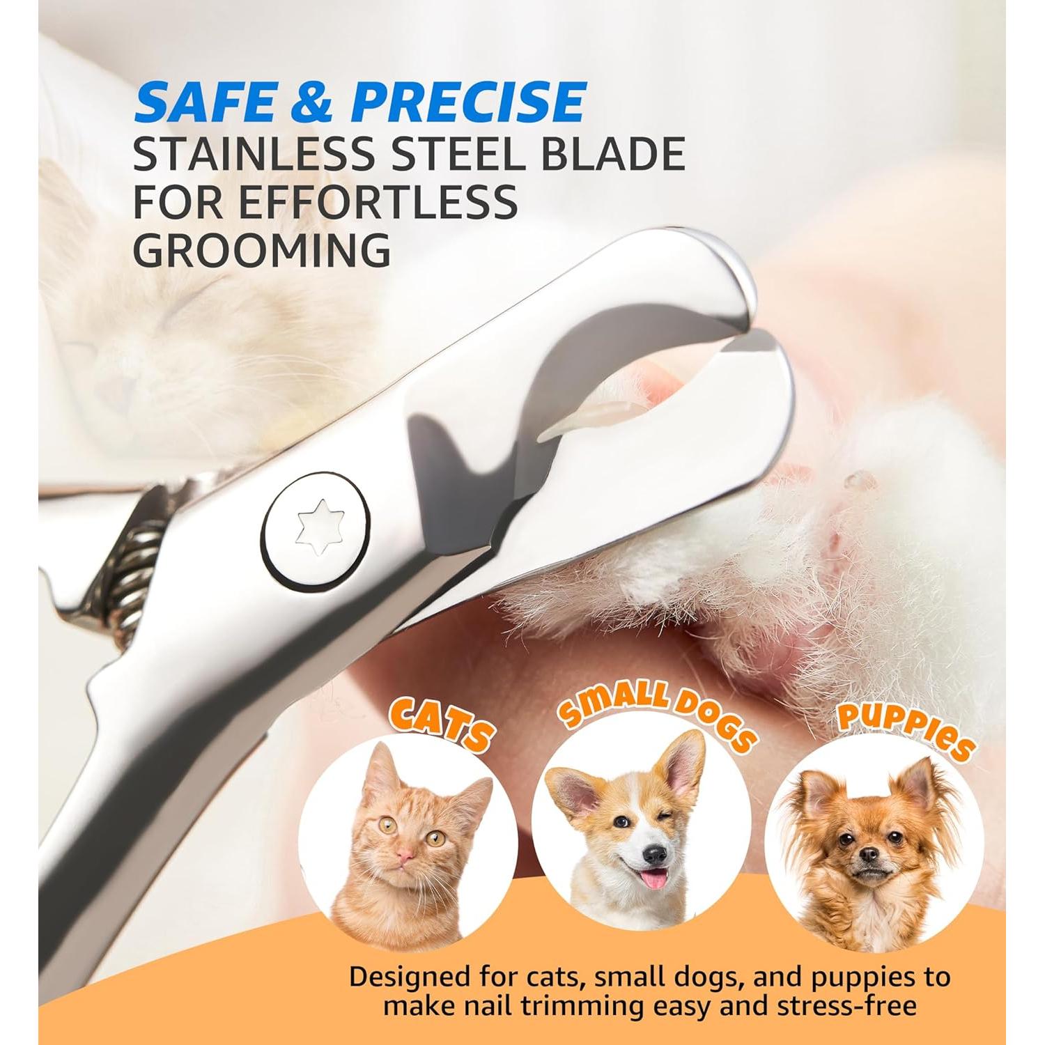 Cortauñas Profesional IPTPAS para Gatos y Perros Pequeños