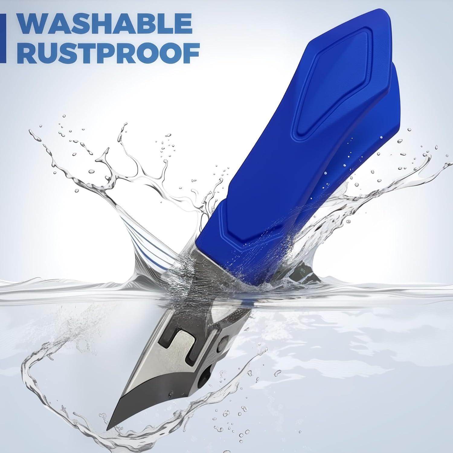 Juego de Cortauñas Antisalpicaduras Acero Inoxidable 3 Piezas