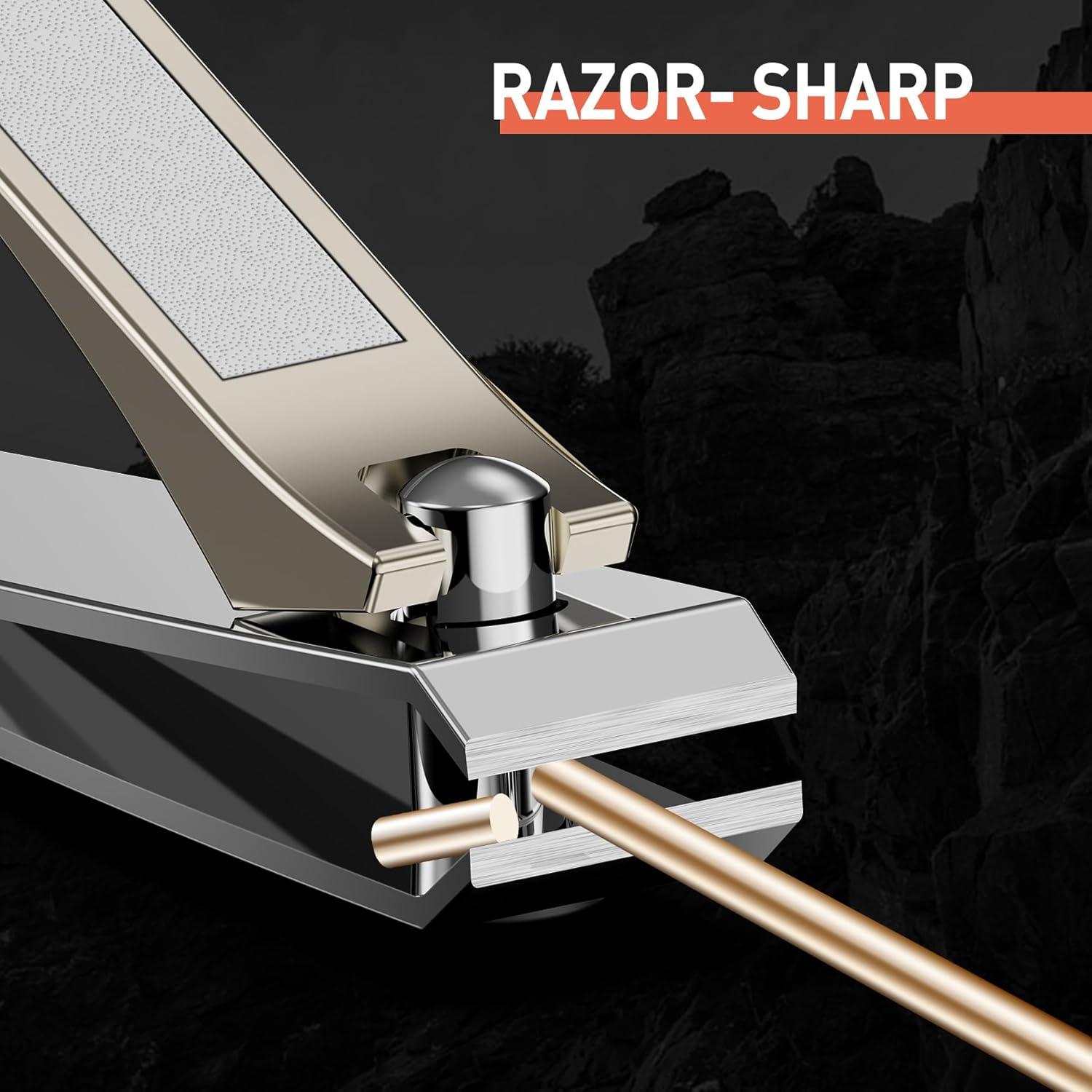 Cortauñas BEZOX para Pies y Manos - Acero Inoxidable Premium