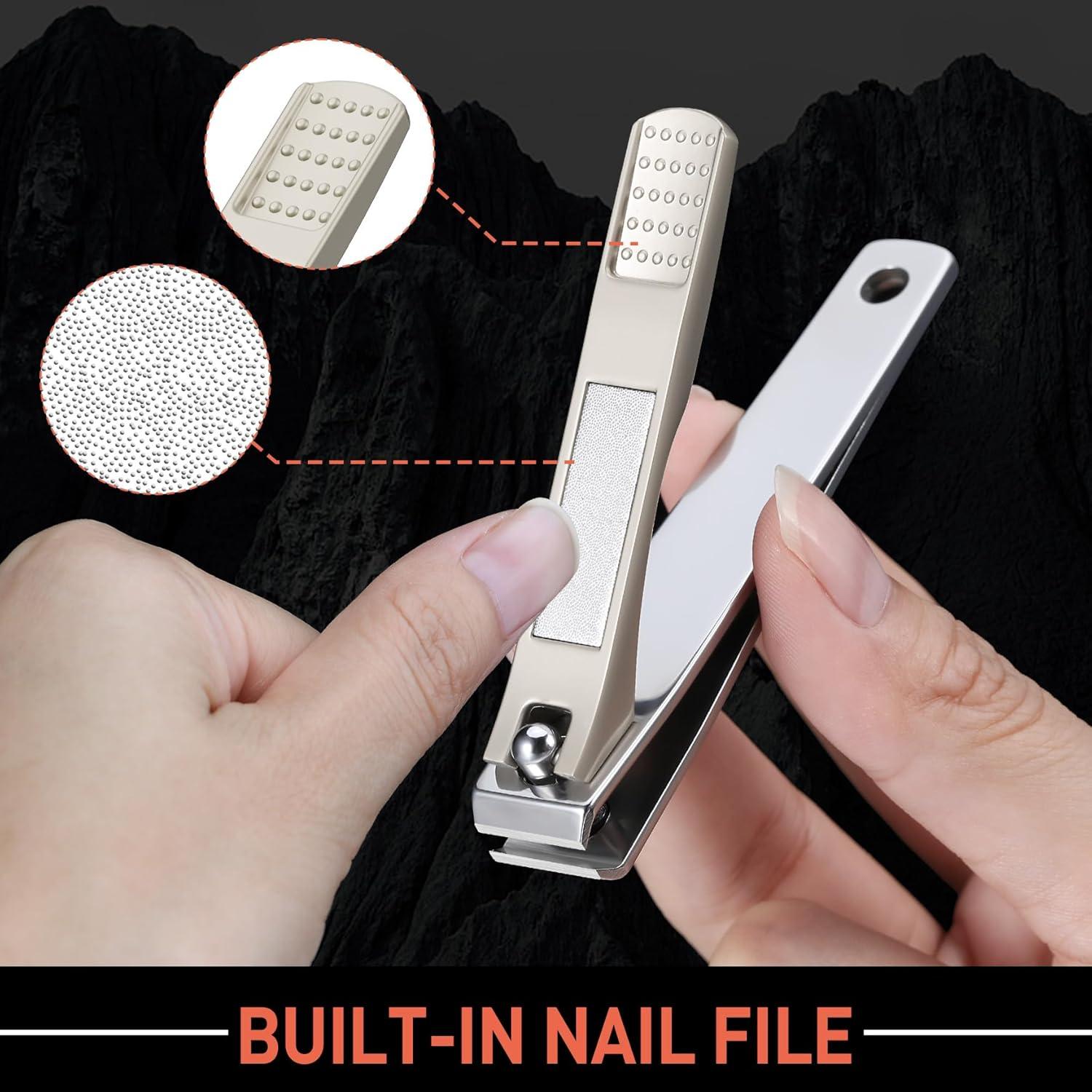 Cortauñas BEZOX para Pies y Manos - Acero Inoxidable Premium