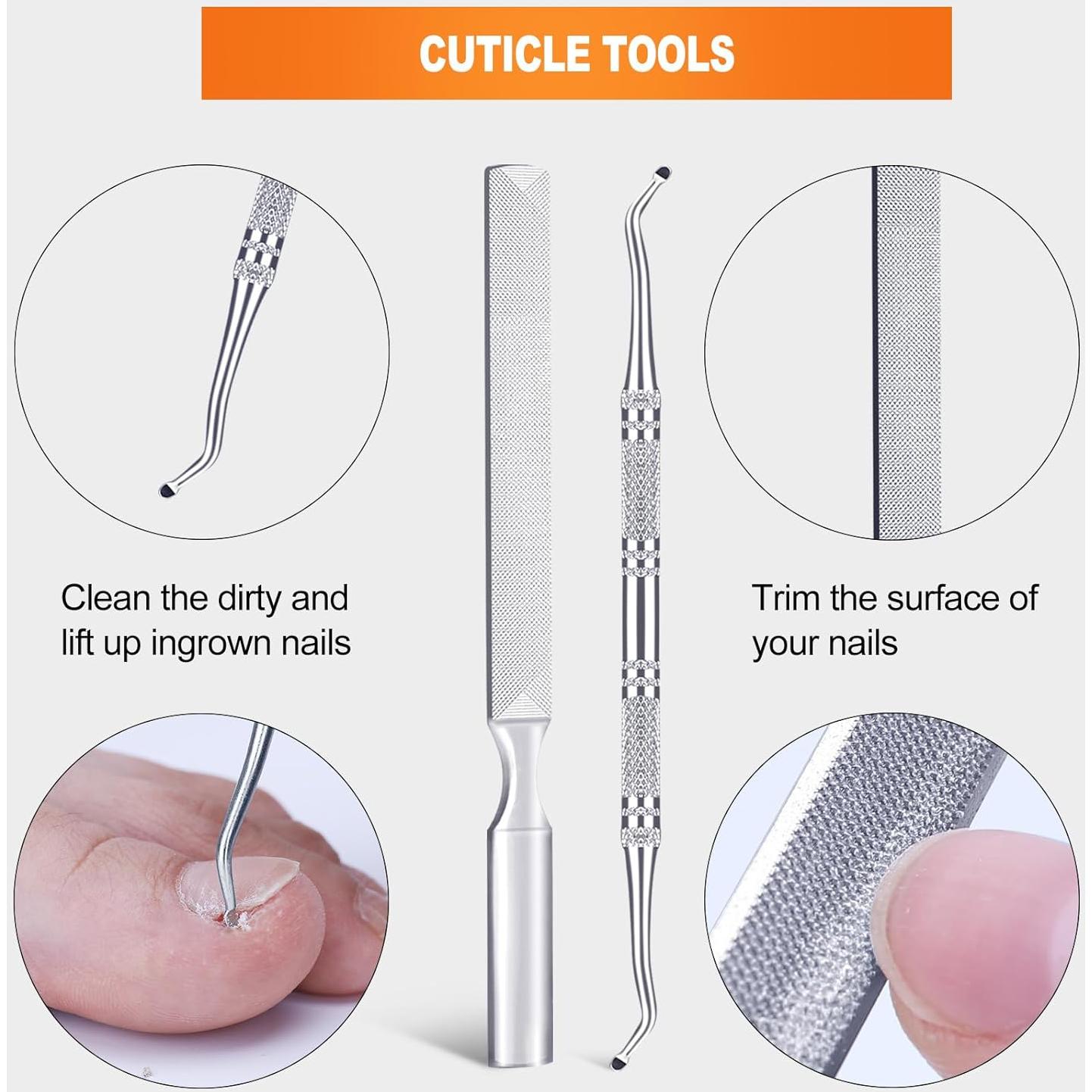 Cortauñas Orelex para Uñas Gruesas y Encarnadas, Mango Ergonómico