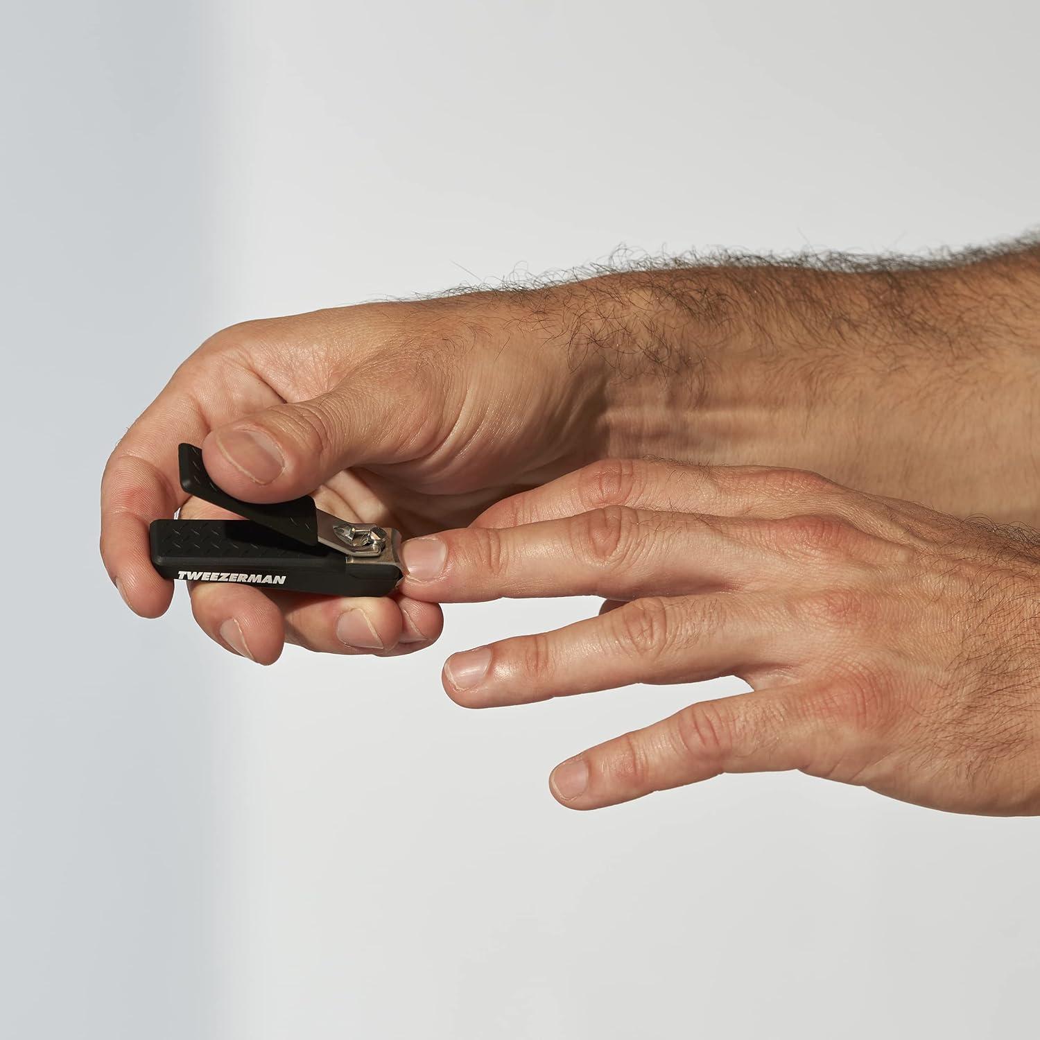 Cortador de Uñas de Precisión Tweezerman Negro 5cm