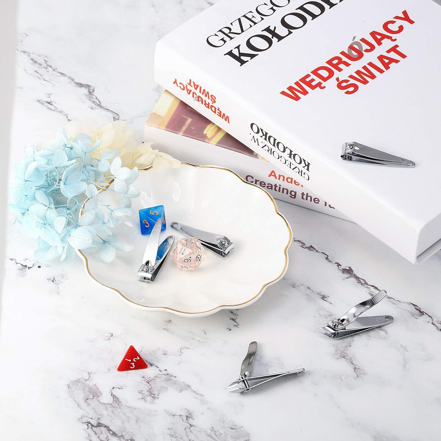 Set de 100 Cortauñas Mudder de Acero Inoxidable Portátil