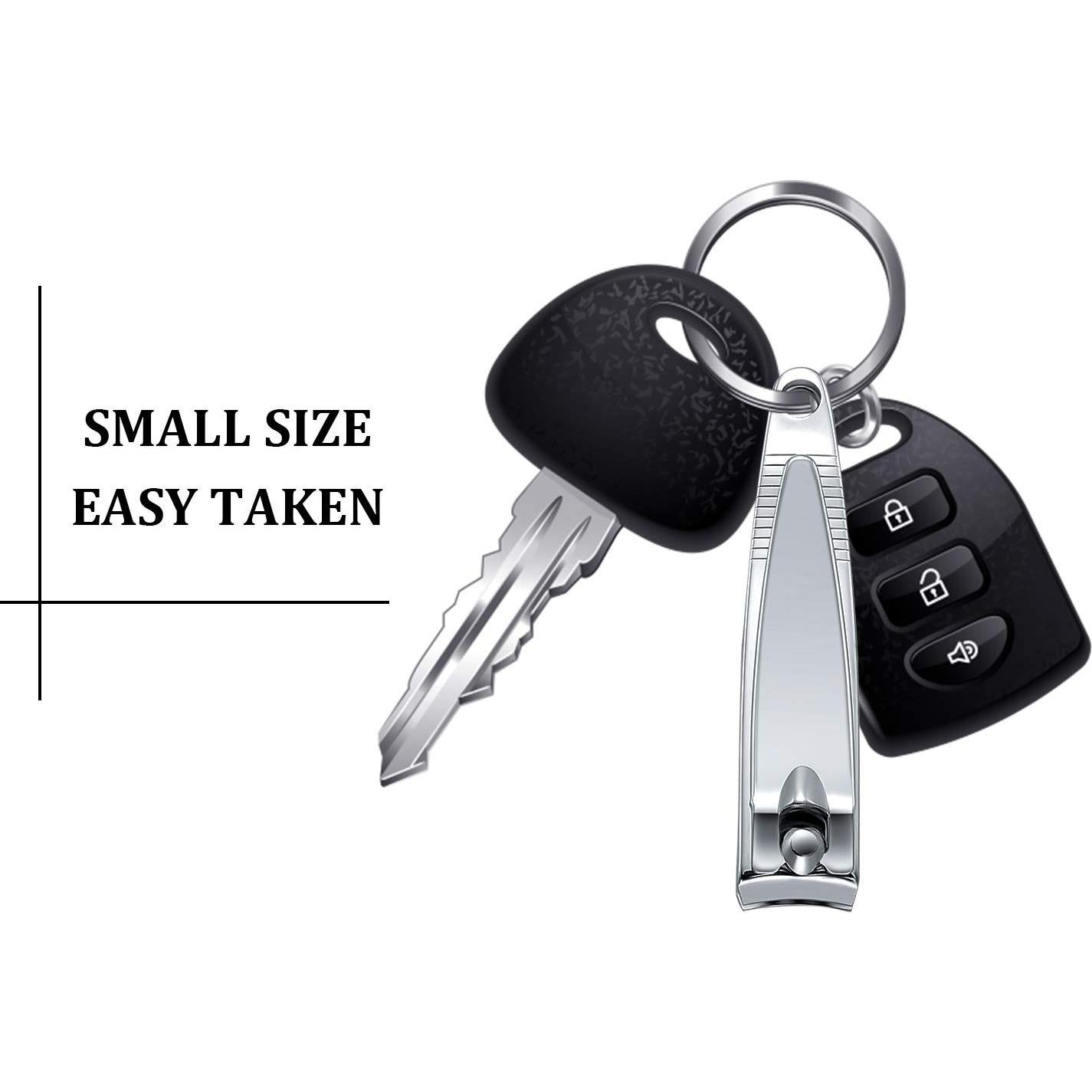 Set de 100 Cortauñas Mudder de Acero Inoxidable Portátil