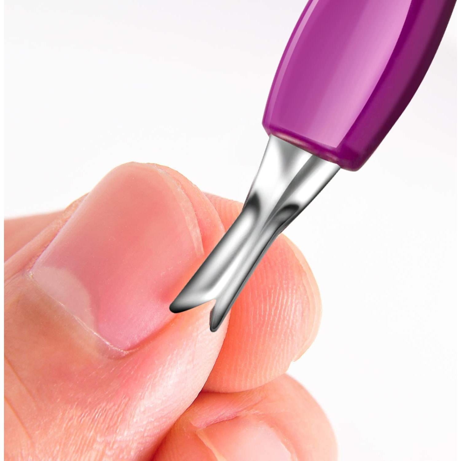 Empujadores de Cutículas Arbootjin 12 Piezas Colores Variados