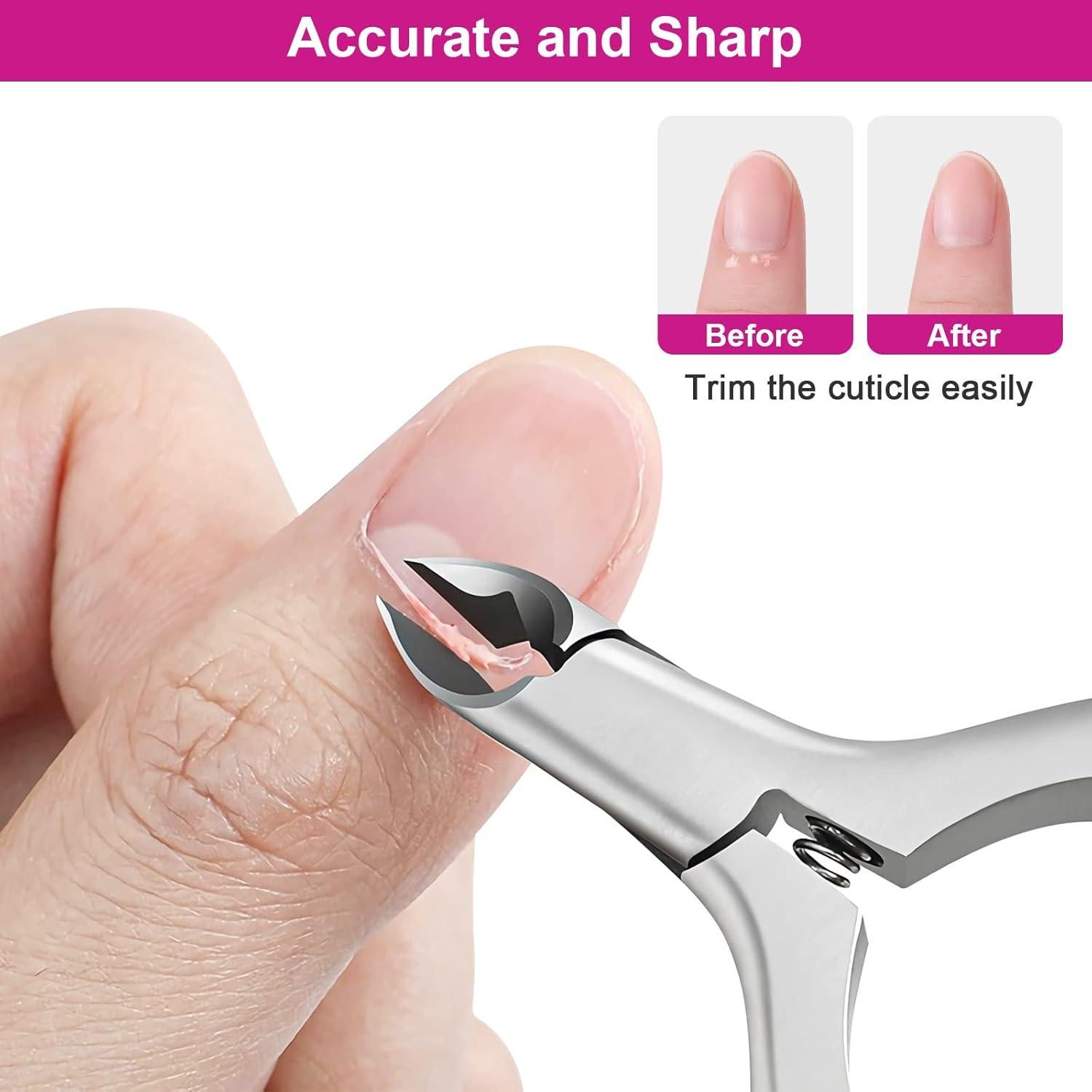 Cortador de Cutículas CGBE Profesional con Mango Antideslizante