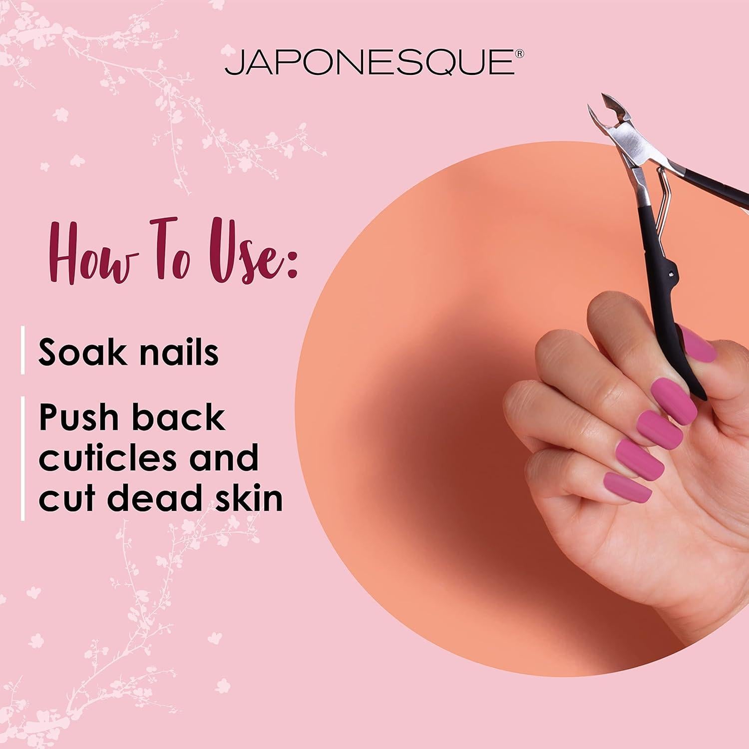 Cortador de Cutículas JAPONESQUE Soft Touch - Negro