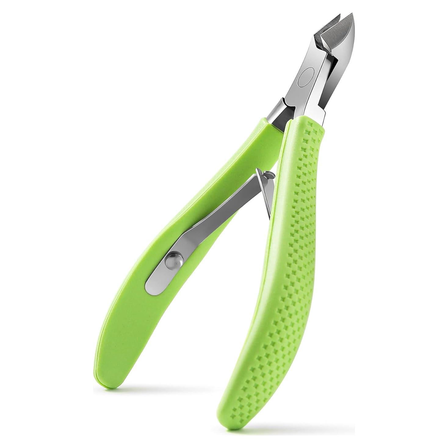 Cortador de Cutículas FVION 9mm Acero Inoxidable Verde