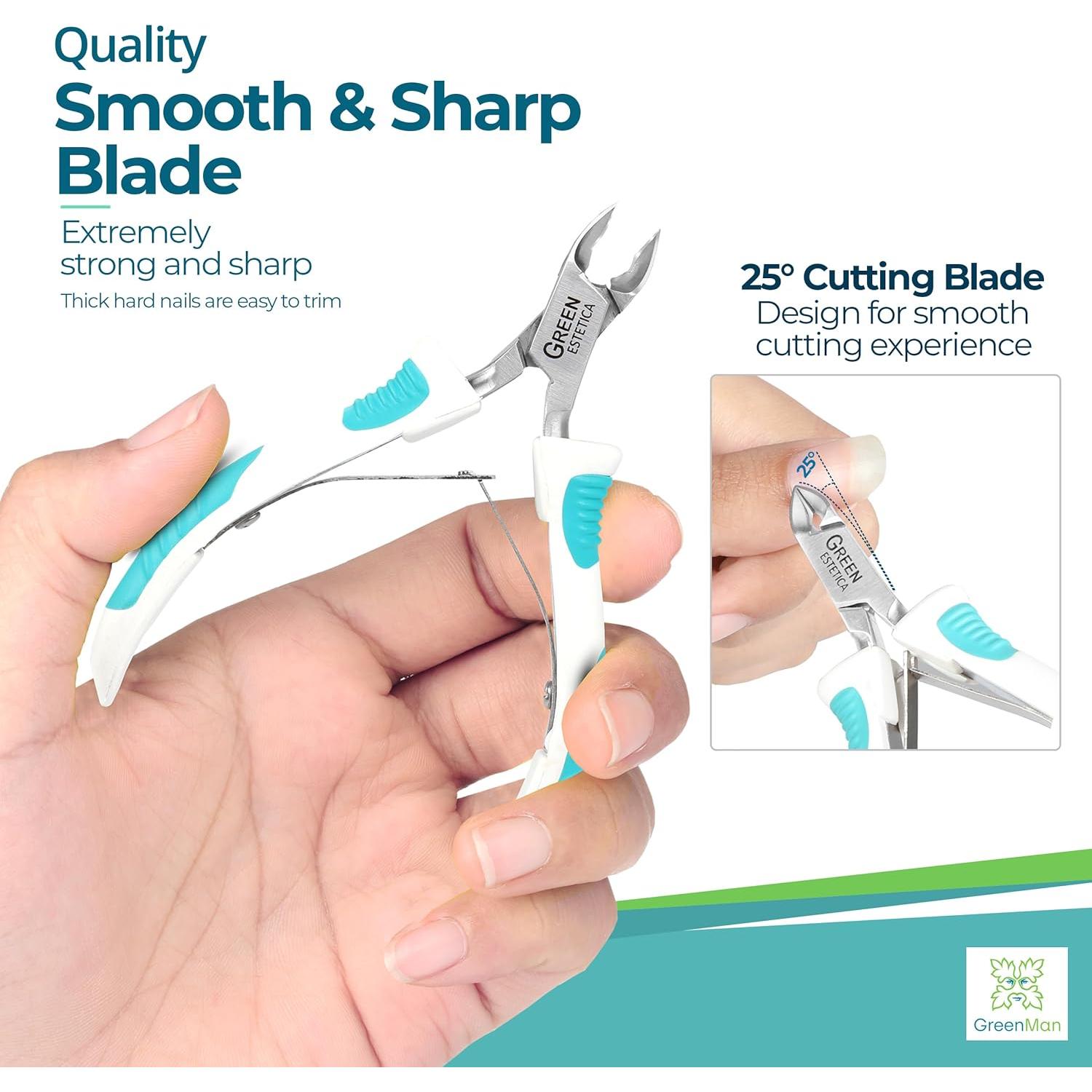 Cortador de Cutículas Profesional GREEN ESTETICA Acero Inoxidable