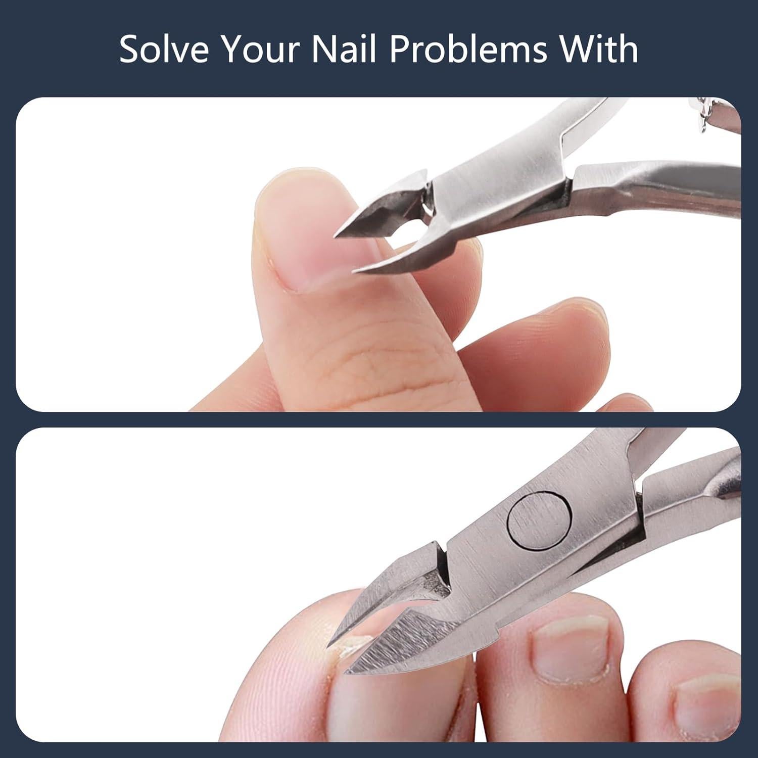 Cortador de Cutículas YOLCAR Acero Inoxidable 10.16 cm