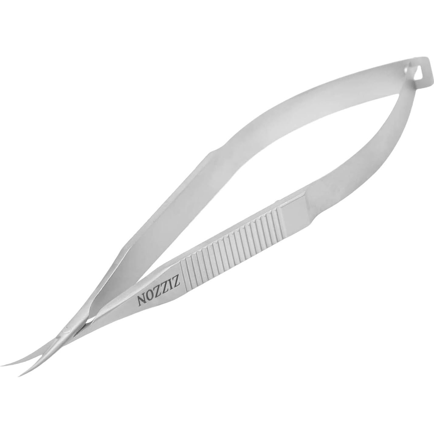 Tijeras de Cutícula ZIZZON Curvadas de Acero Inoxidable 2.41cm