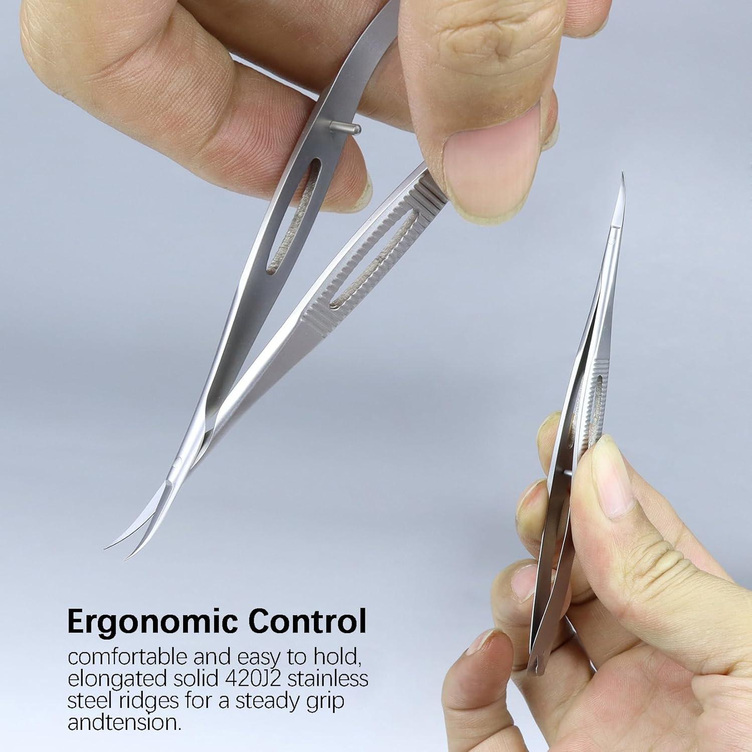 Tijeras de Cutícula XGIZMOO Curvadas Ultra Afiladas 9g