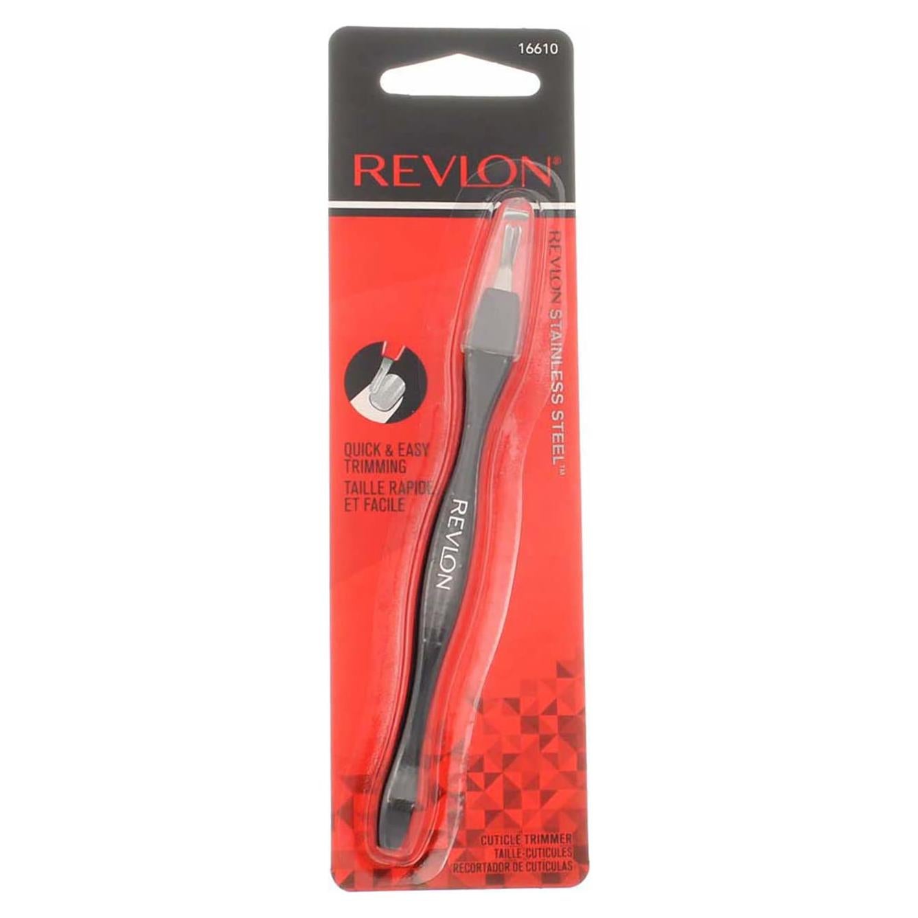 Cortador de Cutículas Revlon con Tapa - Acero Inoxidable