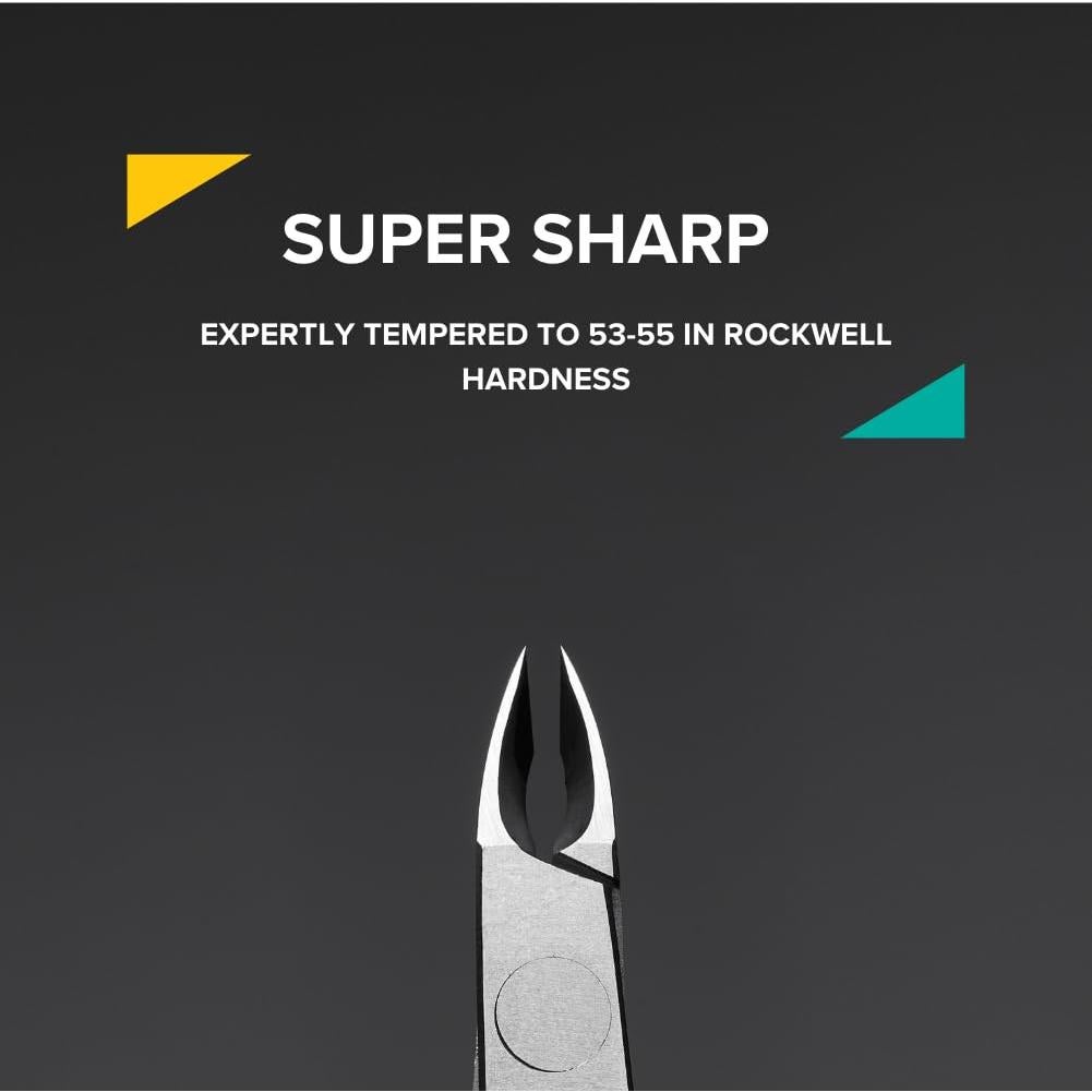 Cortaúñas de Cutícula Rui Smiths Doble Resorte 4mm Acero Inoxidable