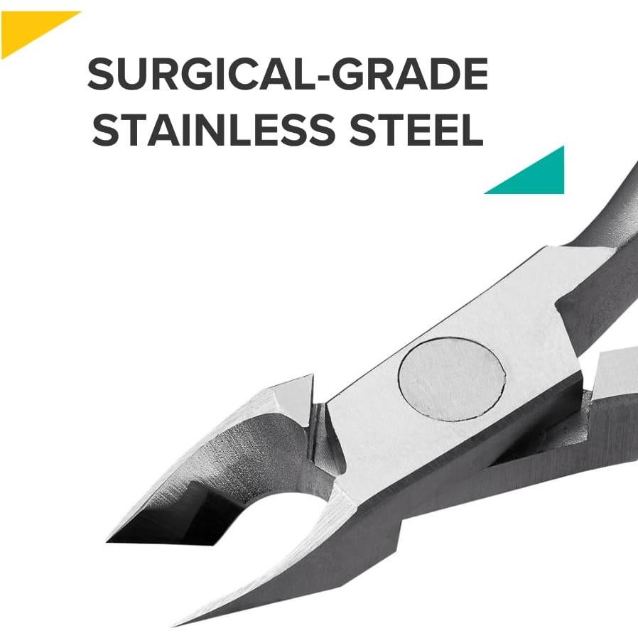 Cortaúñas de Cutícula Rui Smiths Doble Resorte 4mm Acero Inoxidable