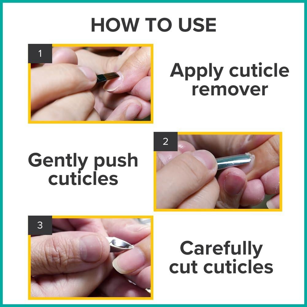 Cortaúñas de Cutícula Rui Smiths Doble Resorte 4mm Acero Inoxidable