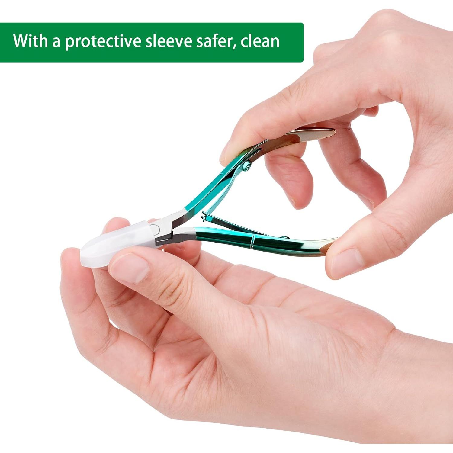 Cortador de Cutículas y Empujador de Acero Inoxidable Sipijian - 6 Piezas