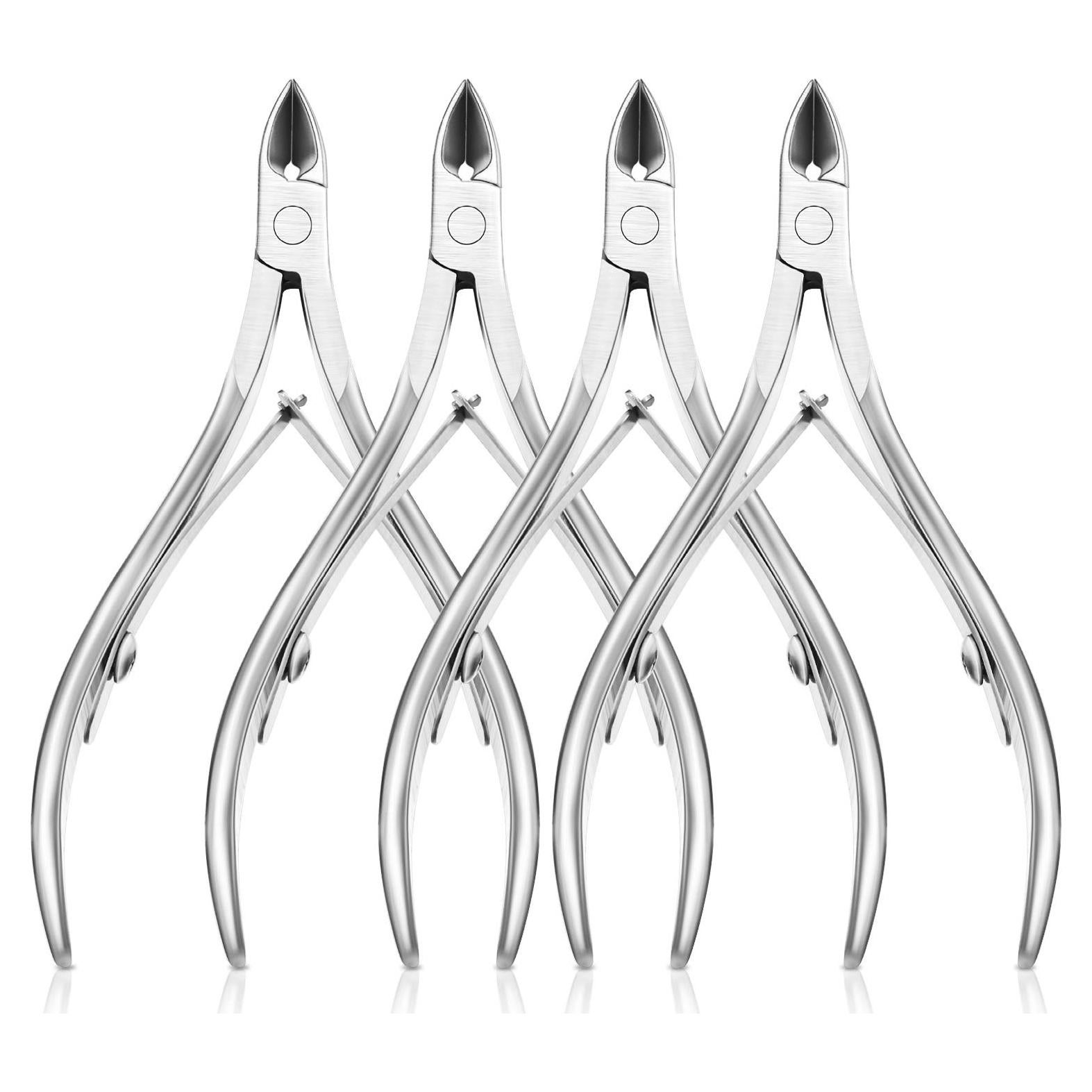 Kit Cortadores de Cutículas Mudder Acero Inoxidable 4 Piezas