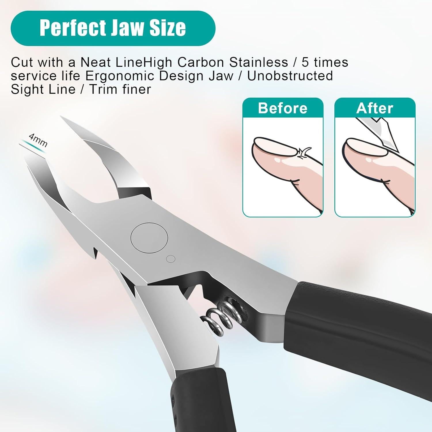 Cortador de Cutículas Profesional Diesisa 4mm Acero Inoxidable