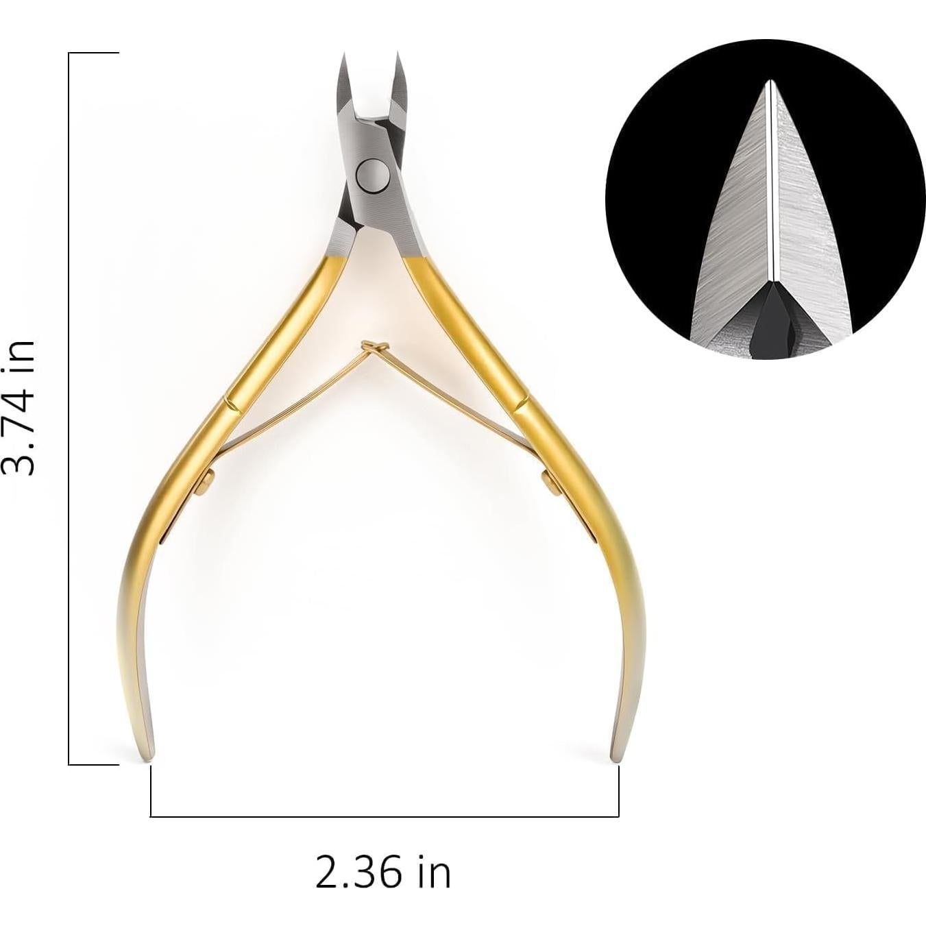 Cortador de Cutículas Cmetta Amarillo Acero al Carbono