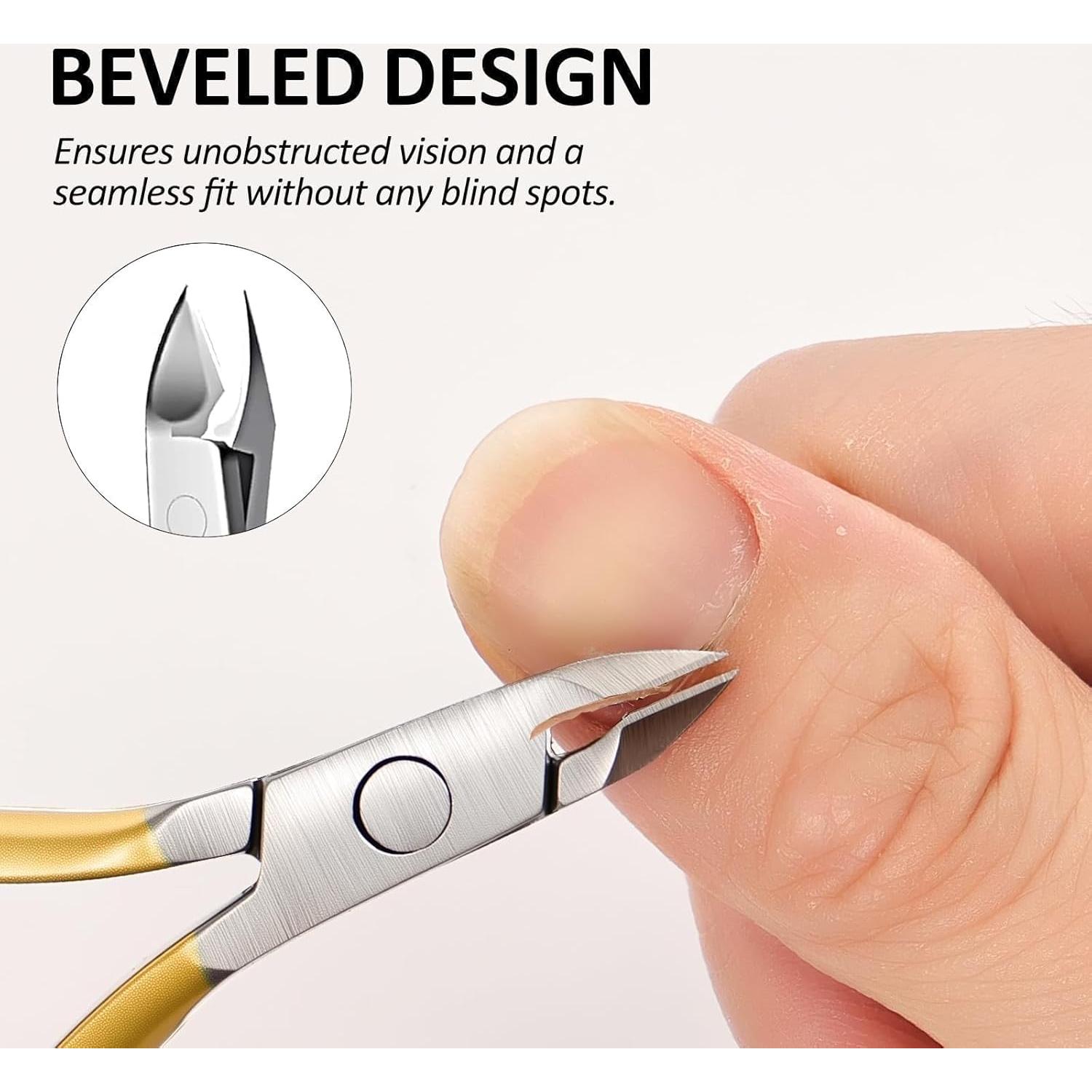 Cortador de Cutículas Cmetta Amarillo Acero al Carbono