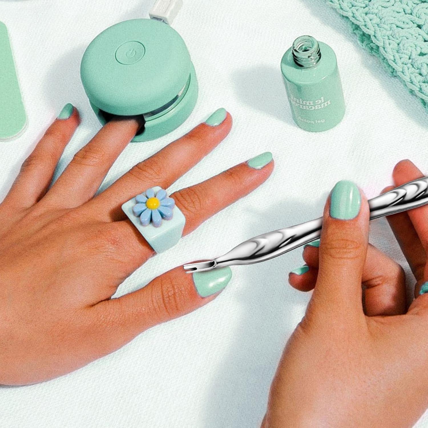 Recortador de Cutículas ILLFER Profesional Acero Inoxidable 2-en-1