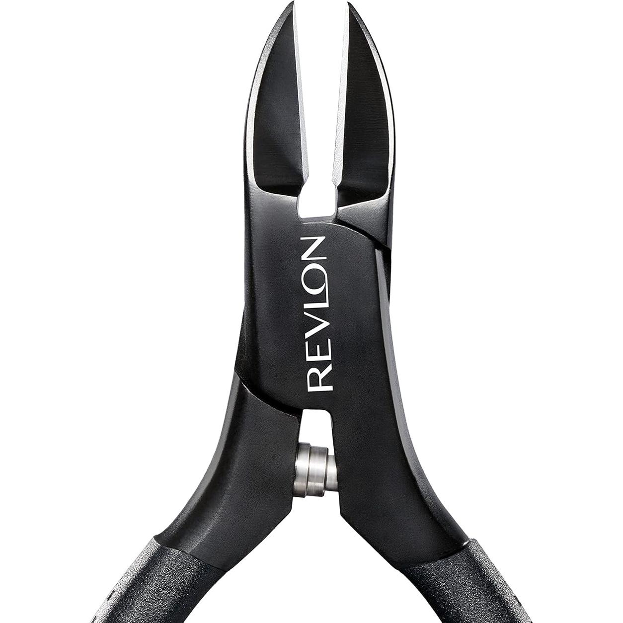 Cortador de Uñas Revlon Comfort + Control, Hoja Recta, Antideslizante