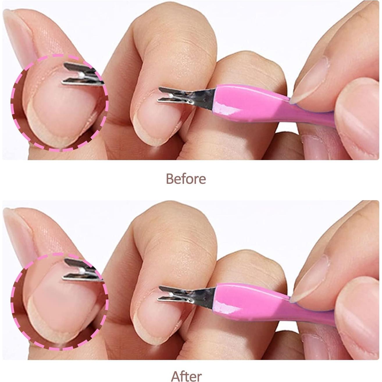 Cuchillo de Cutícula Doble Punta Ideal Swan - 24 Unidades