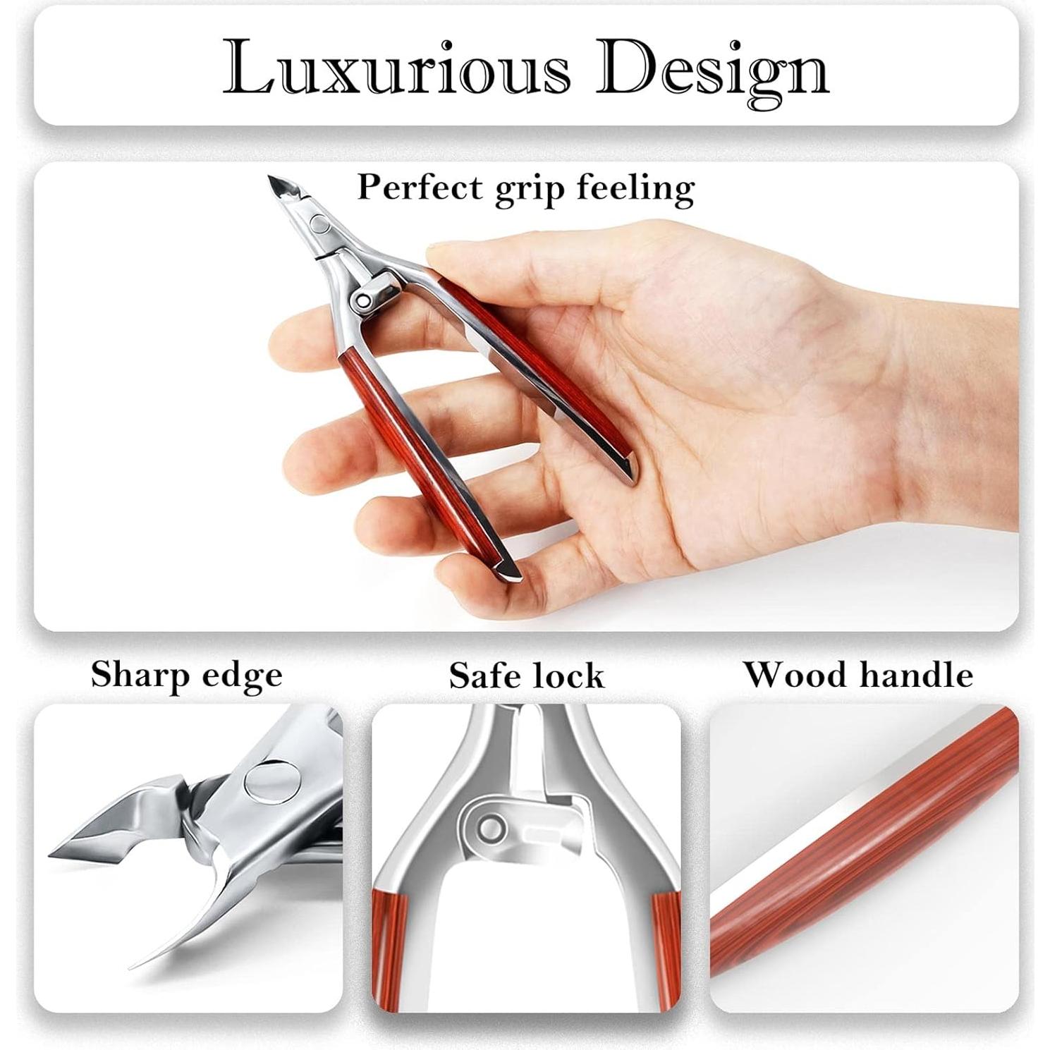 Cortador de Cutículas Profesional Moosec Acero Inoxidable