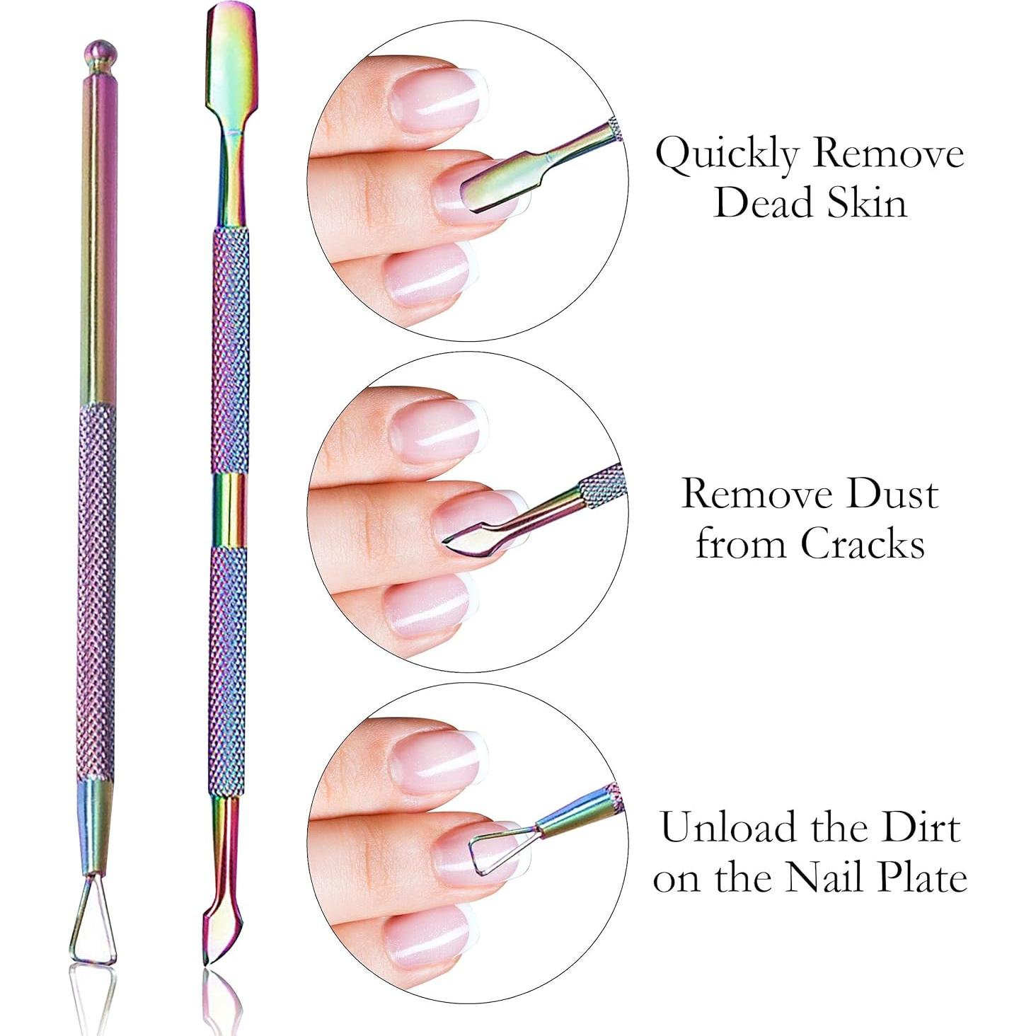 Juego de Cortadores de Cutículas P2P Nails - Acero Inoxidable