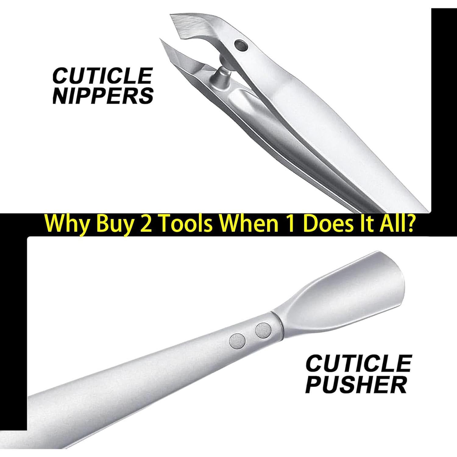 Cortaúñas 2 en 1 SG Nekoo - Acero Inoxidable Quirúrgico