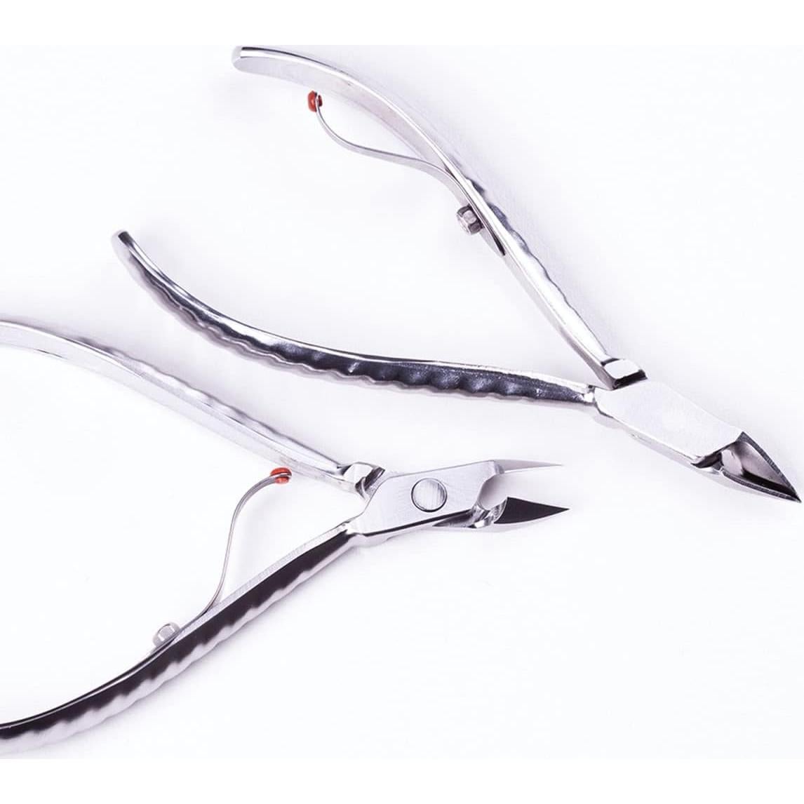 Alicates de Cutícula Mundial de Acero Inoxidable Plata
