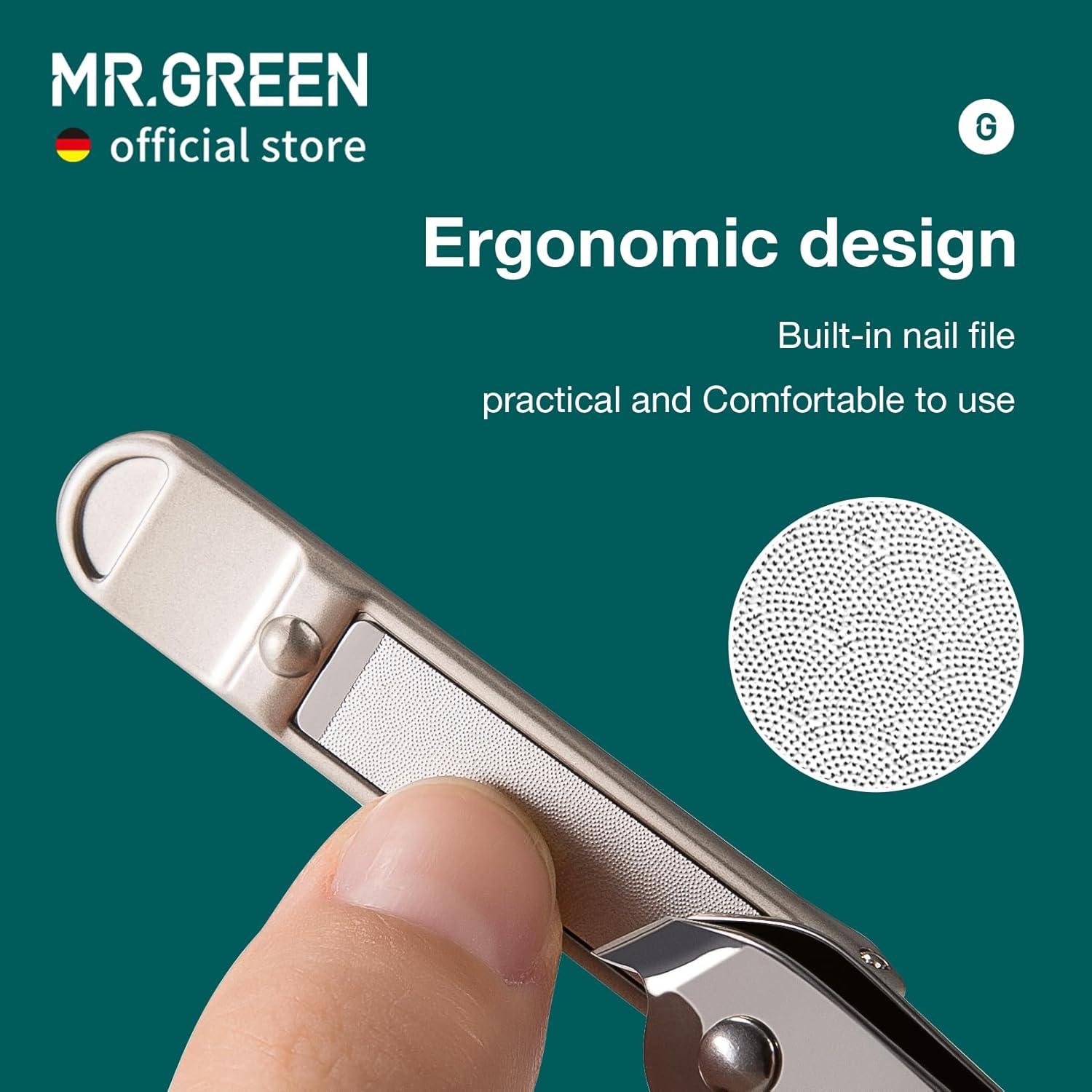 Cortadores de Uñas MR.GREEN Mr-1110 Acero Inoxidable 9.19cm