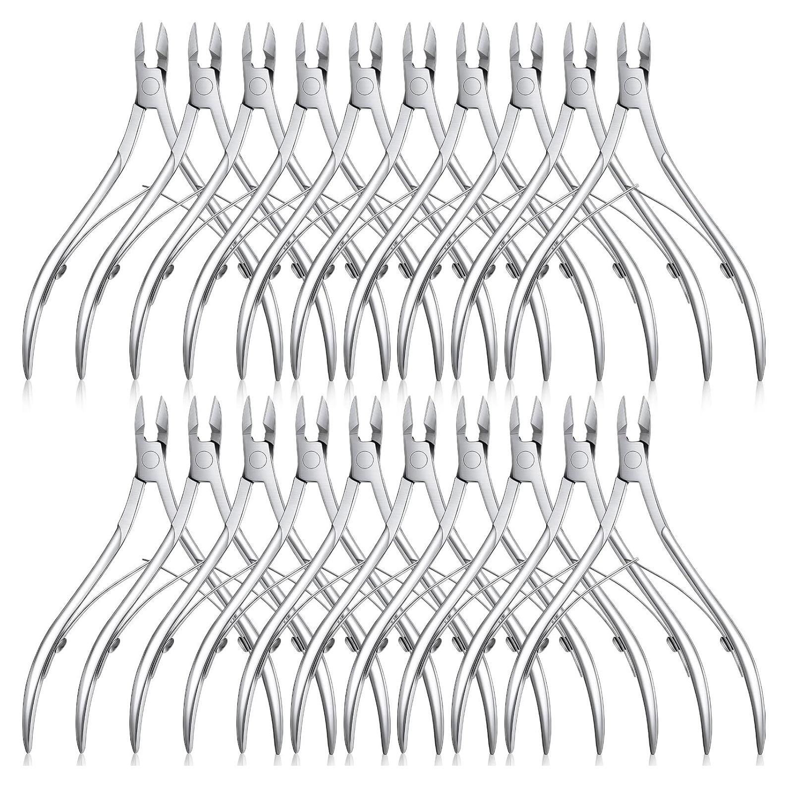 Set de 20 Cortadores de Cutículas Chumia Acero Inoxidable Plata