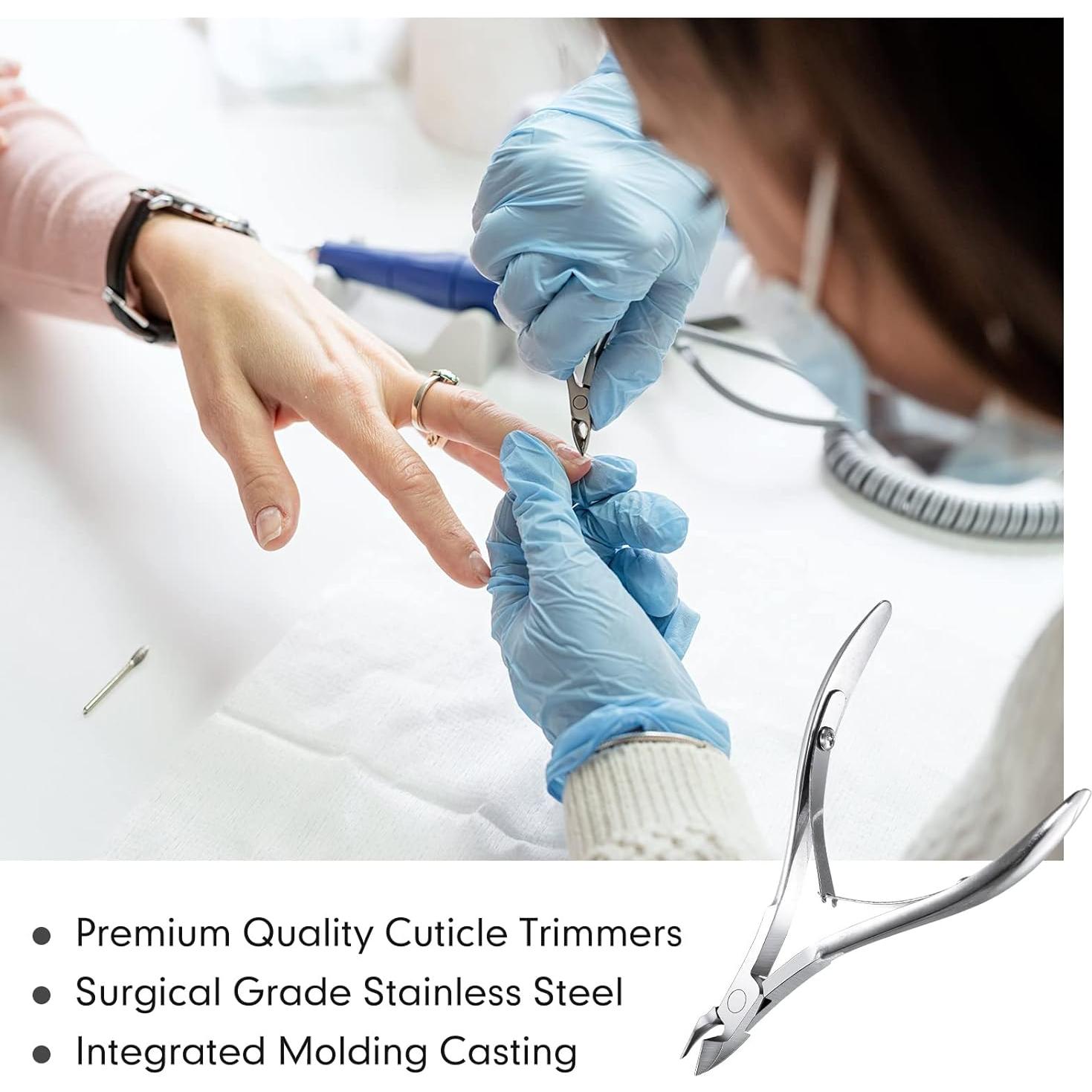 Set de 20 Cortadores de Cutículas Chumia Acero Inoxidable Plata