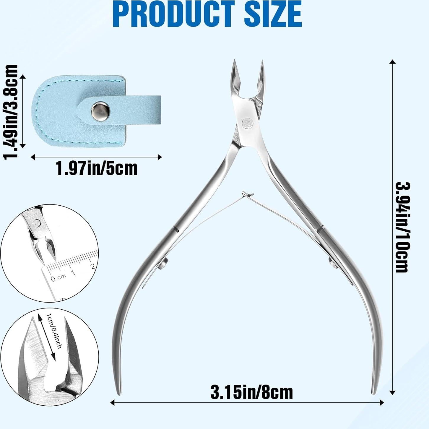 Cortador de Cutículas Styquenzer Acero Inoxidable 10x8cm