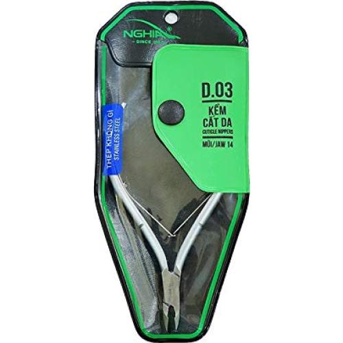 Cortador de Cutículas Nghia Acero Inoxidable C-04 Mandíbula 16