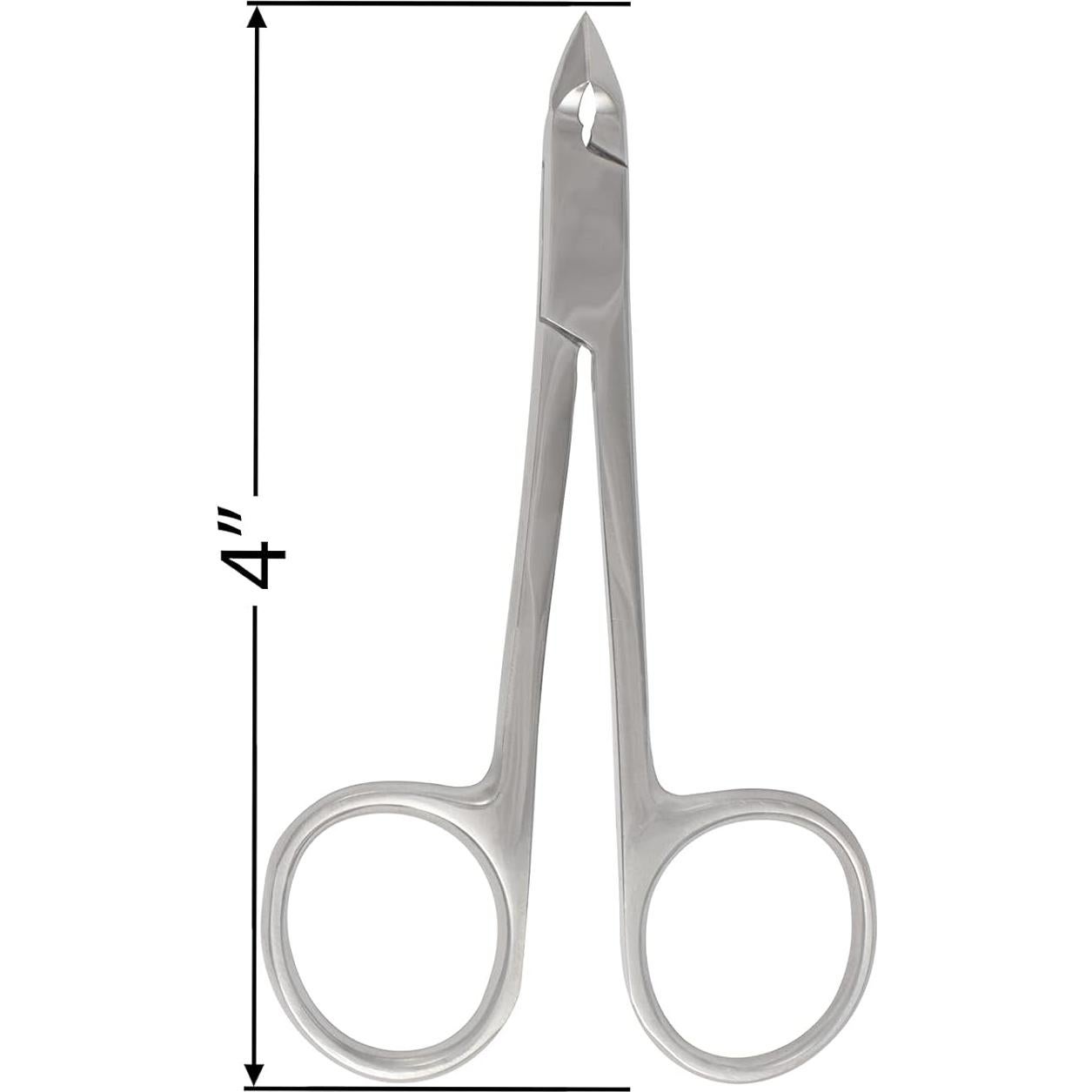 Cortador de Cutículas Estilo Tijera Denco 2404N Acero Inoxidable