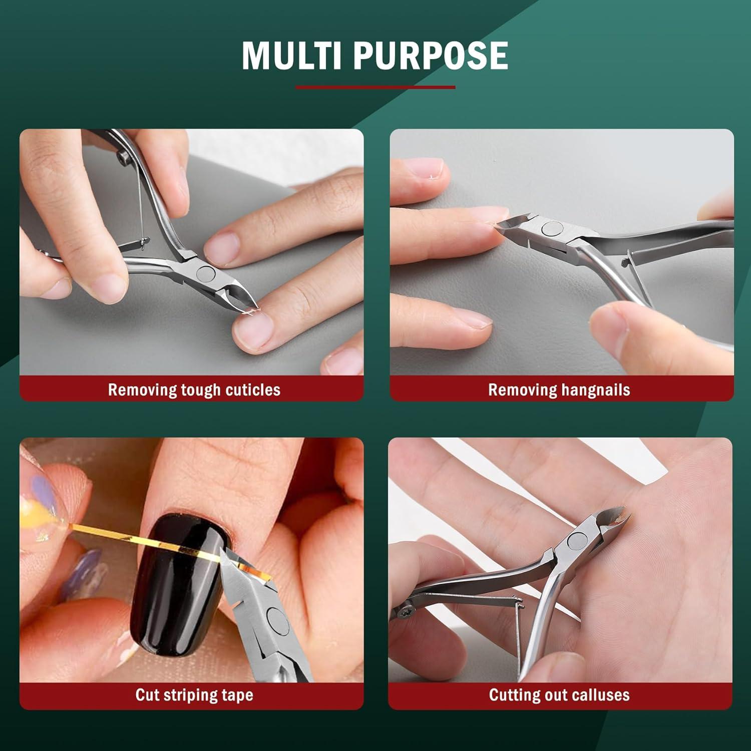 Cortador de Cutículas FVION 4mm - Acero Inoxidable Profesional