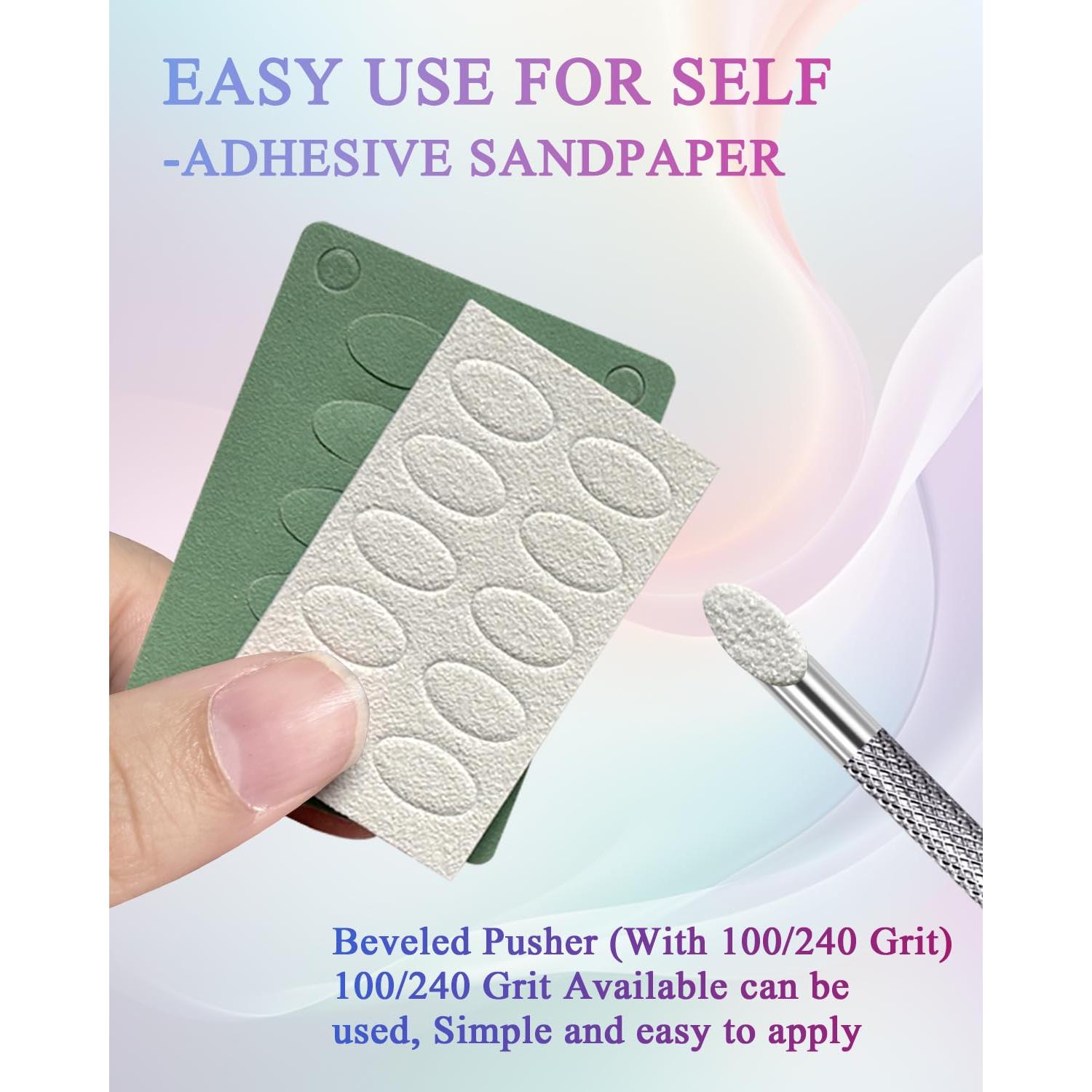 Empujador de Cutículas KUNSHNBEI Acero Inoxidable 3 en 1