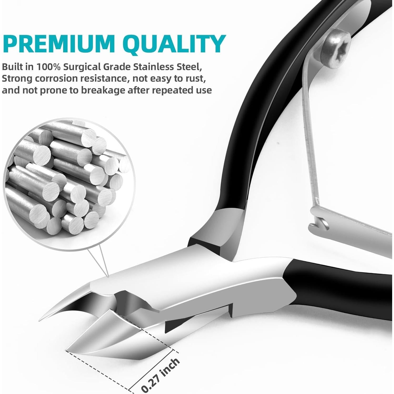 Recortador de Cutículas RONAVO Acero Inoxidable Profesional