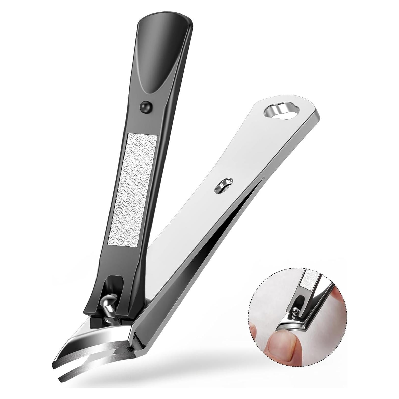 Cortauñas para Uñas Encarnadas BALUCA - Acero Inoxidable, Negro