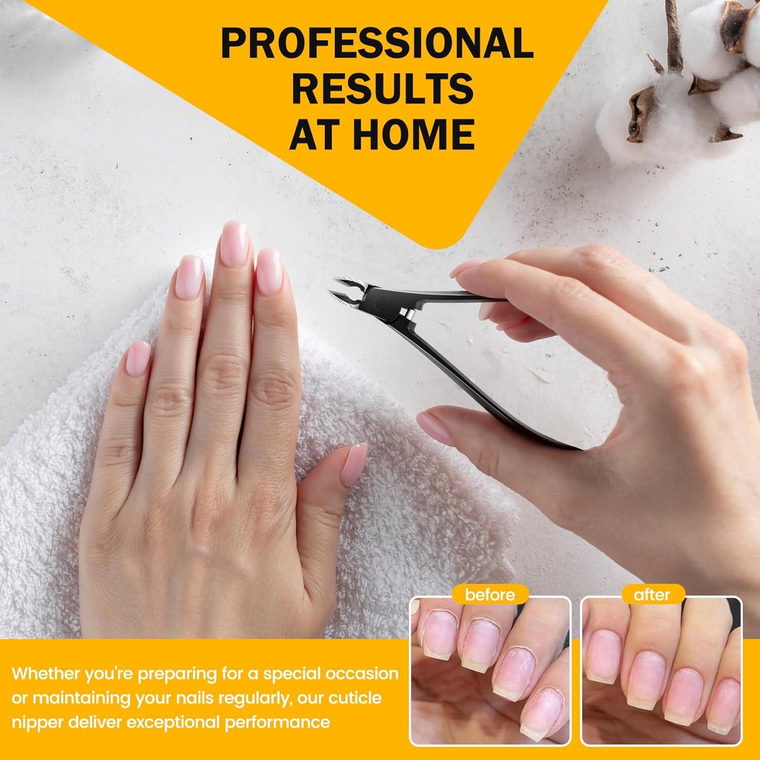 Cortador de Cutículas BEZOX de Acero Inoxidable - Precisión y Ergonomía